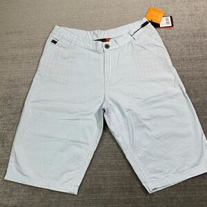 NWT Ben Sherman boys light blue shorts. Size 18.